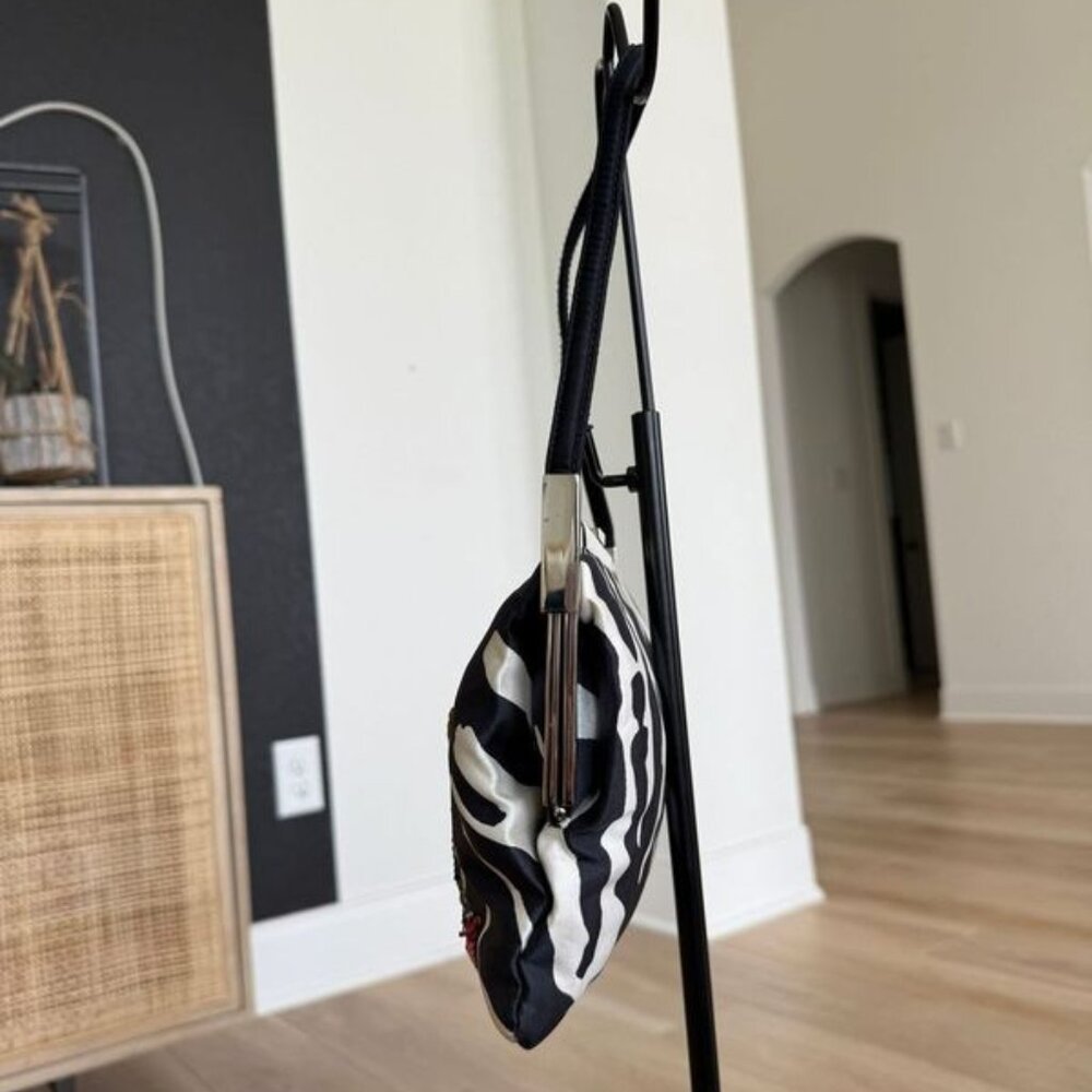 Dolce & Gabbana Zebra Shoulder Bag w/ Sequin Design - Picture 2 of 11